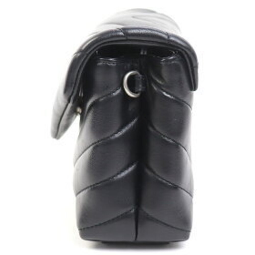 Saint Laurent Quilted Bag Yves Y Leather Crossbody Toy Strap Shoulder Loulou - Picture 5 of 7